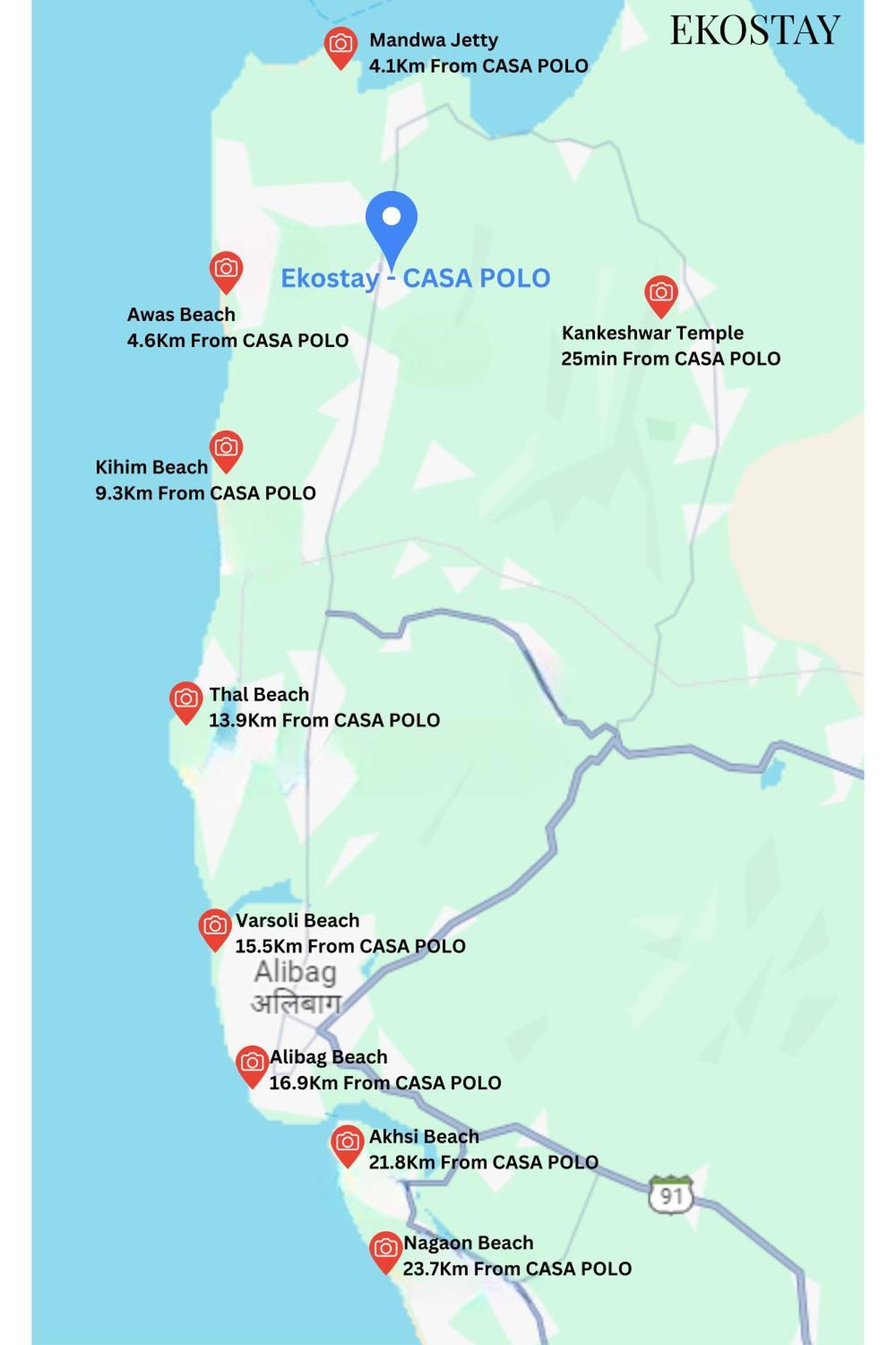 Eko Stay- Casa Polo Villa 阿里巴格 外观 照片